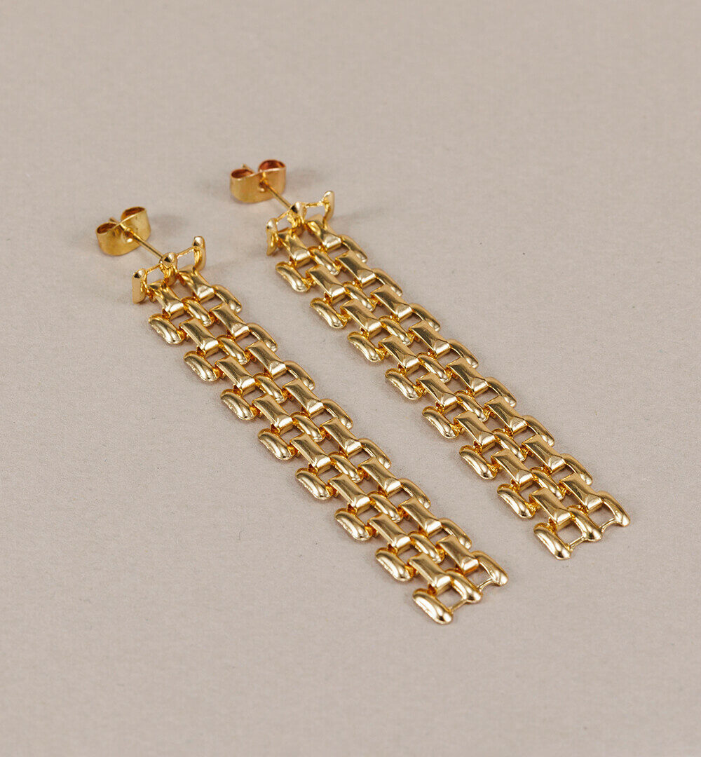 Pendientes largos malla