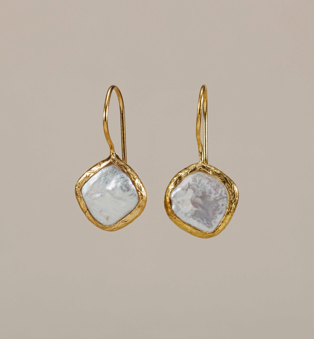 Pendientes oro Jazmín